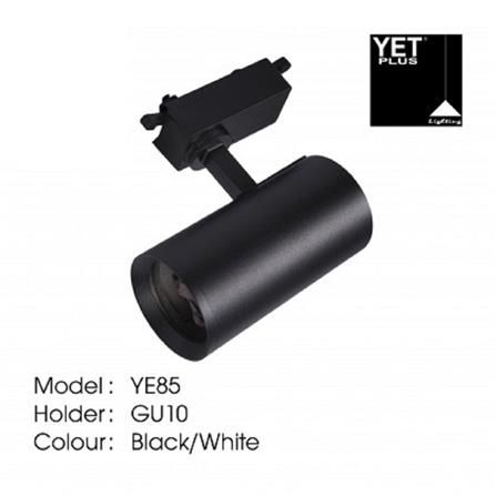 YETPLUS TRACK LIGHT YE85 GU10 BLACK