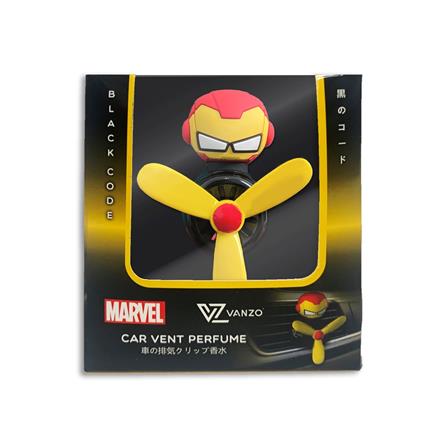 VANZO MARVEL SERIES CAR VENT PERFUME IRON MAN (BLACK CODE)
