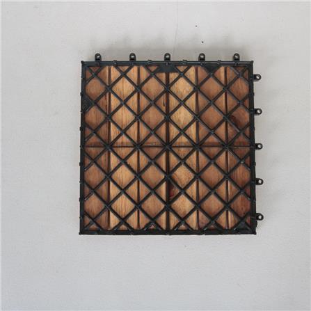 SPRING WOODEN DECK 6 SLATS 30X30CM