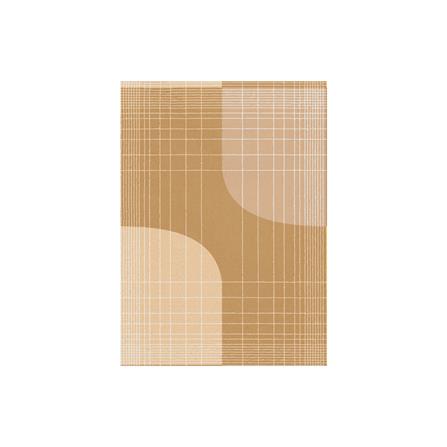 NORDIC HOME FITTED SHEET SET FRIGGA ELEMENT QUEEN BEATON OCHER