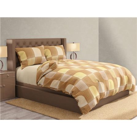 NORDIC HOME FITTED SHEET SET FRIGGA ELEMENT KING BEATON OCHER