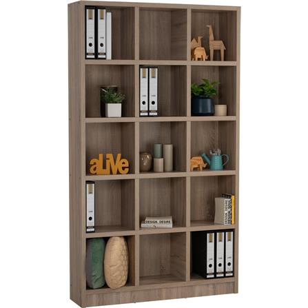 NUHOOM DAVE 15 COMPARTMENT FILE CABINET IN SONOMA OAK