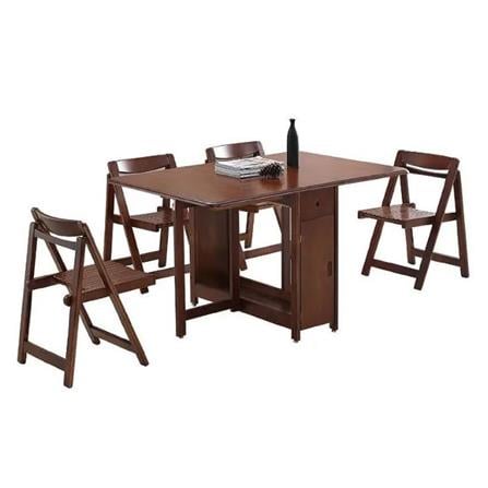 DINING SET  F-RC3412R+20D FC-2001 WALNUT