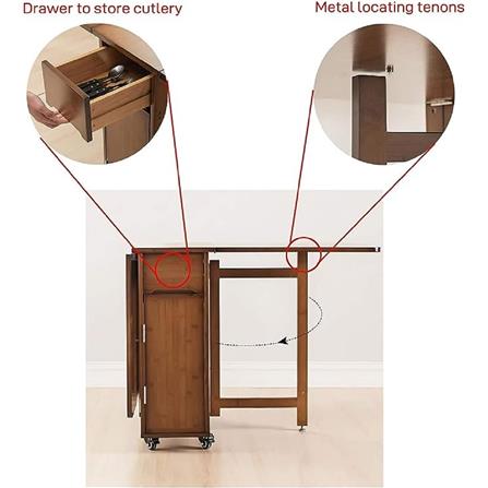 DINING SET  F-RC3412R+20D FC-2001 WALNUT