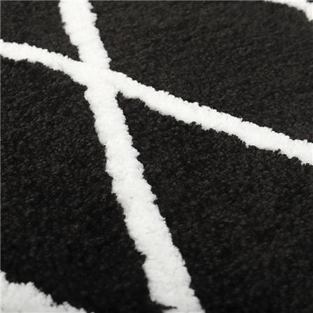 HLS RUG LEVI 45X70CM BLACK