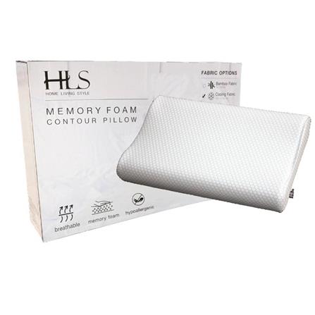 HLS MEMORY FOAM COUTOUR PILLOW WITH BAMBOO FARBIC
