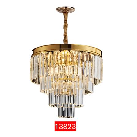BO CHANDELIER 13823 500mm E14*8 GOLD 20INCH