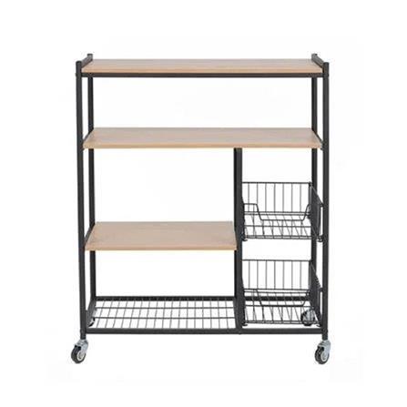 SHELVING TROLLEY FURDINI BARNEY HONEY OAK