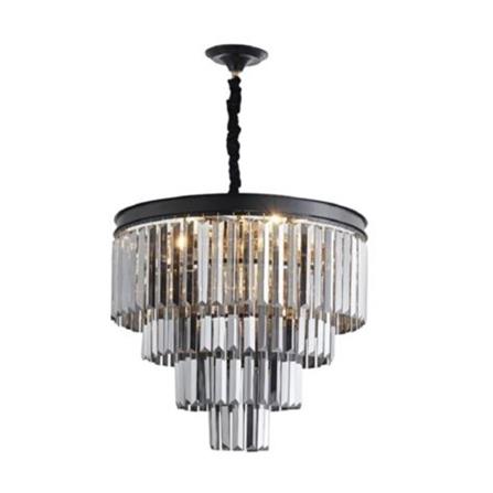 BRIGHT OBJECTIVES CHANDELIER 13822 600mm E14*11 BLACK 24"