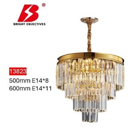 BO CHANDELIER 13823 600mm E14*11 GOLD 24"