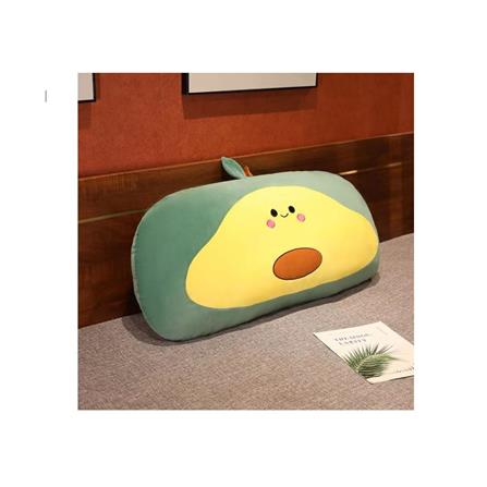 HLS PLUSH CUSHION AVOCADO 55CM GREEN