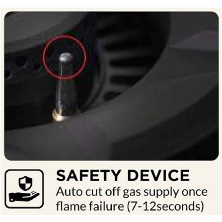 LIVINOX FLEXIBLE GAS HOB LGH-428 2B STAINLESS STEEL 2BURNERS 5.2KW 78CM