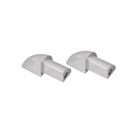 TARA ALUMINUM CORNER CONNECTOR FOR TRIM ROUND SHAPE 9MM POLISHED SILVER