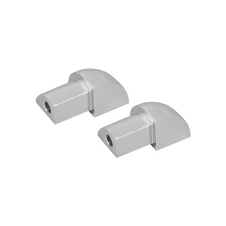 TARA ALUMINUM CORNER CONNECTOR FOR TRIM ROUND SHAPE 12MM POLISHED SILVER