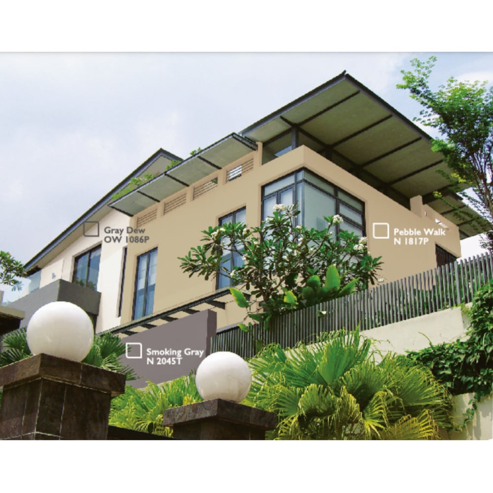 NIPPON WEATHERBOND QUARTZ BASE A 0.86L EXTERIOR PAINT