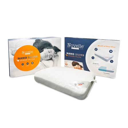 NOVELLE NANO SILVER MEMORY PILLOW 40X60X12CM