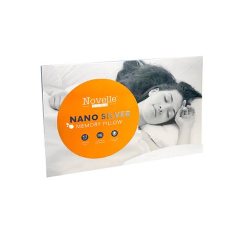 NOVELLE NANO SILVER MEMORY PILLOW 40X60X12CM