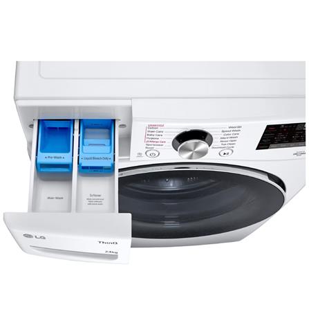 LG FRONT LOAD WASHING MACHINE F2724SVRW 24KG WHITE