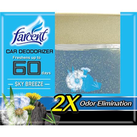 FARCENT CAR DEODORIZER SKY BREEZE 120G