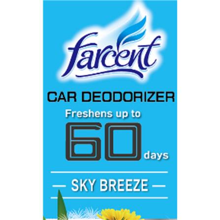 FARCENT CAR DEODORIZER SKY BREEZE 120G