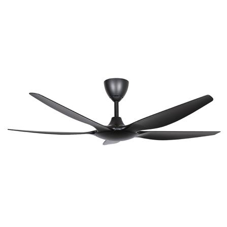 ALPHA CEILING FAN AX60 5BLADE BLACK ABS 56"
