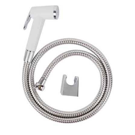 MOYA RINSING SPRAY SET AA02WCC WHITE CHROME H13XW3.2XD8.2 CM