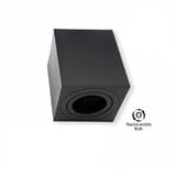 YETPLUS SURFACE EYEBALL YM009-1 GU10 SQUARE BLACK