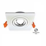 YETPLUS RECESSED EYEBALL YM005-1 GU10 SQUARE WHITE
