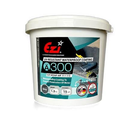 EZI EZIWP A300 ACRYLASTIC GREY 1.5KG