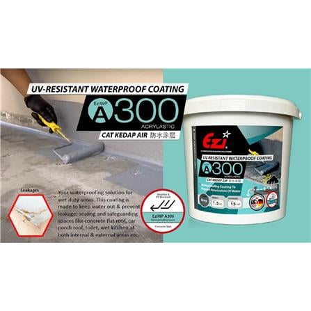 EZI EZIWP A300 ACRYLASTIC GREY 1.5KG
