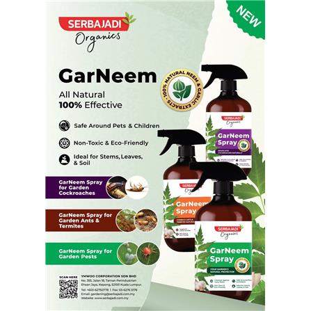 SERBAJADI GARNEEM SPRAY FOR COCKROACHES (500ML)