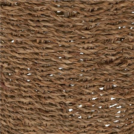 CLOTH BASKET TALL SQUARE SAAN L 40X34X16CM BROWN PLIM TG52061
