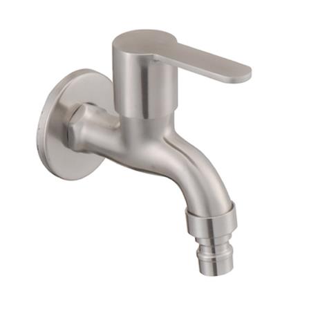 JOHNSON SUISSE MURANO 1/2" WASHING MACHINE TAP WITH WALL FLANGE WBFA301419SS
