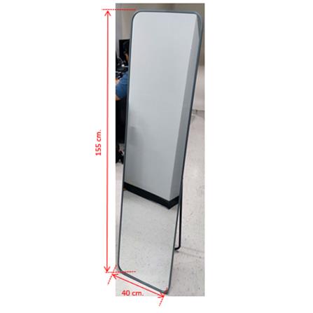 MOYA FLOOR WALL MIRROR HP-2023-GREY ALUMINIUM 40X155CM.