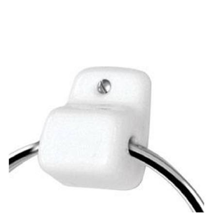 JOHNSON SUISSE TOWEL RING STAINLESS STEEL WHITE WBBSTG000WW