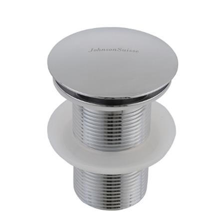 JOHNSON SUISSE BRASS PUSH UP POP UP WASTE WITHOUT OVERFLOW (78MM) WBFT402071CP