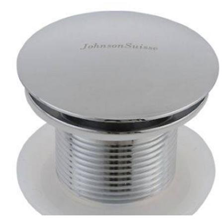 JOHNSON SUISSE BRASS PUSH UP POP UP WASTE WITHOUT OVERFLOW (78MM) WBFT402071CP