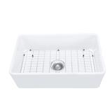 SORENTO BUILT IN CERAMIC SINK 1BOWL SRTKS7646(WHITE)+SRTKT71-SS(BLACK) 76.2CM WITH PULL OUT MIXER TAP