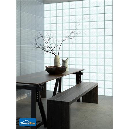 CHANG KAEW GLASS BLOCK 19X19X9CM BIG GEM WHITE