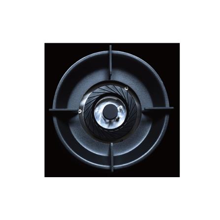 ELBA GAS HOB EGH-N8822G(BK) 2 x TRIPLE RING BURNERS 5.0kW 76CM
