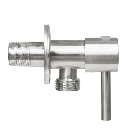 MOYA STOP VALVE SA-01 STAINLESS H6.8XW2.8XD8.5 CM