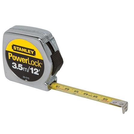 MEASURING TAPE POWERLOCK 3.5m/12ft #33-215-2