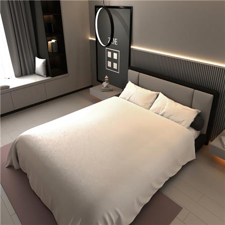 ZOE FITTED BEDSHEET 200TC ZH0007 FBSPQ QUEEN