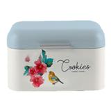 CANISTER 2.8L COOKIES BOX KECH BLUE 19.9X22X14.4M