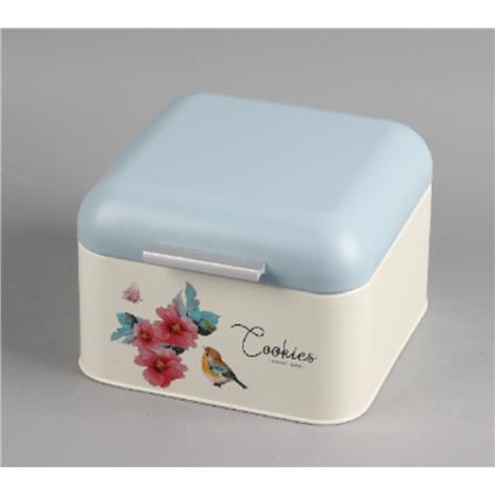 CANISTER 2.8L COOKIES BOX KECH BLUE 19.9X22X14.4M