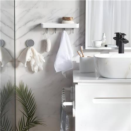 COSSY+ SINGLE HOOK JS185007 WHITE H11XW6XD4CM