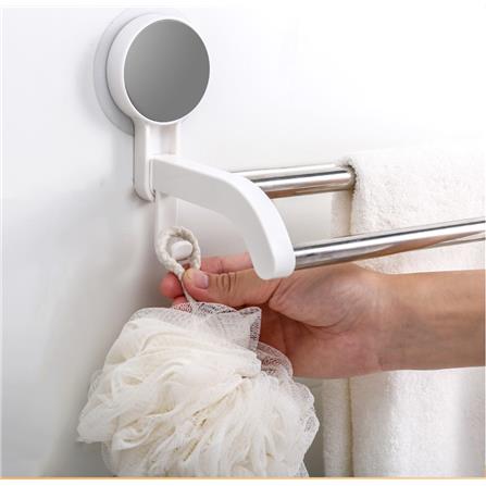 COSSY+ DOUBLE TOWEL BAR JS185016 WHITE 14X48.5X12CM