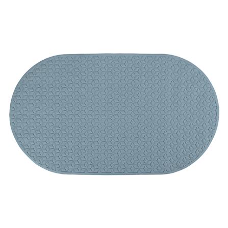 COSSY+ MAT TPE CP-6838 OVAL-BLUE NON-SLIP WITH SUCTION CUP 68X38CM