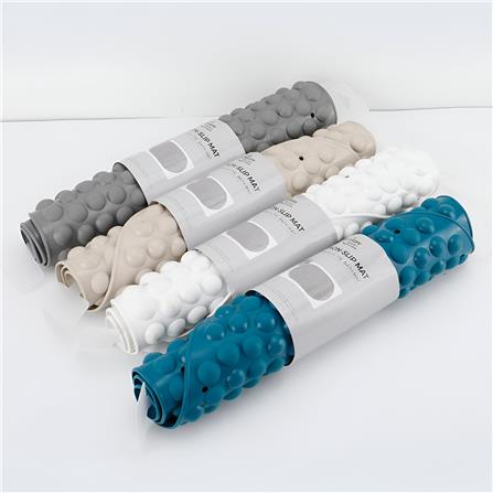 COSSY+ NON SLIP MAT WITH SUCTION CUP CP-70X39 OVAL - BEIGE H0.4XW70XD39 CM