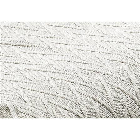 NORDIC HOME MOROCCO KNITTED BLANKET 150X200CM GREY VIOLET